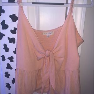 Peach tank top from PacSun